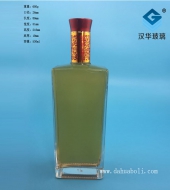 500ml長(zhǎng)方形玻璃酒瓶